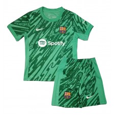 Barcelona Keeper Bortedraktsett Barn 2024-25 Kortermet (+ korte bukser)